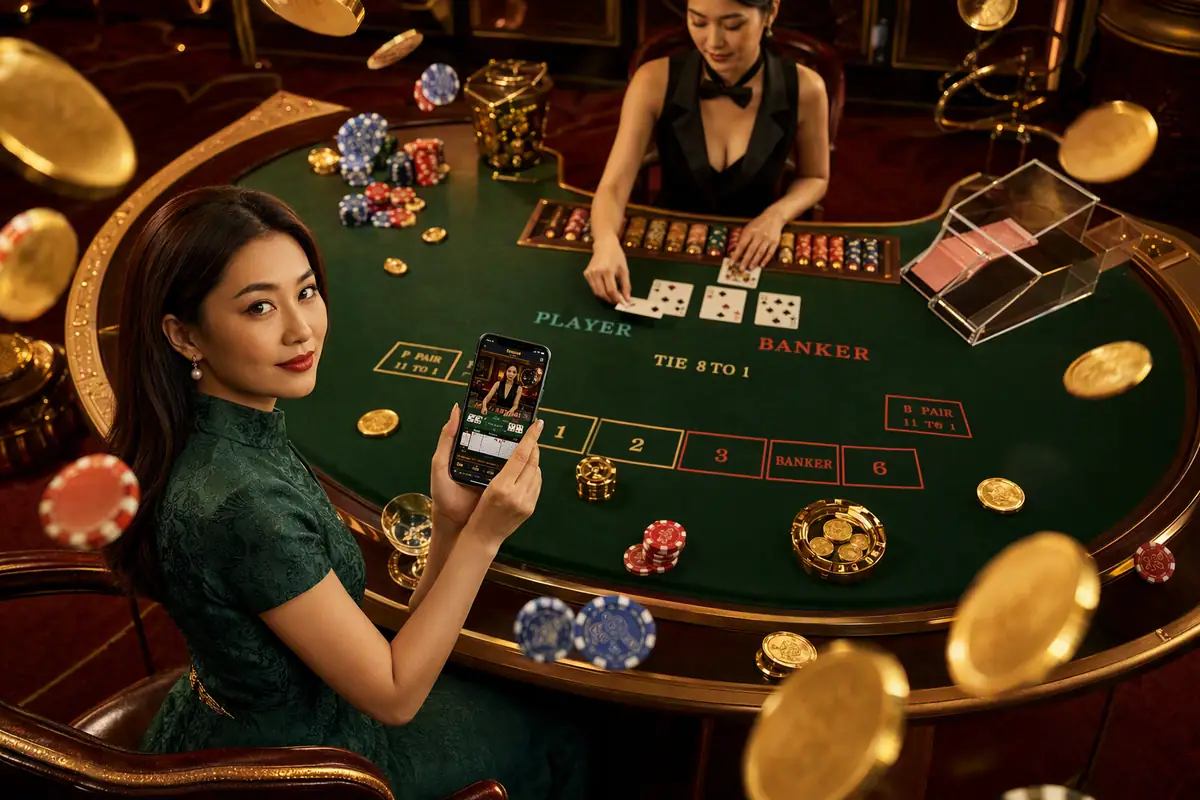 umibet Casino meja baccarat dealer langsung